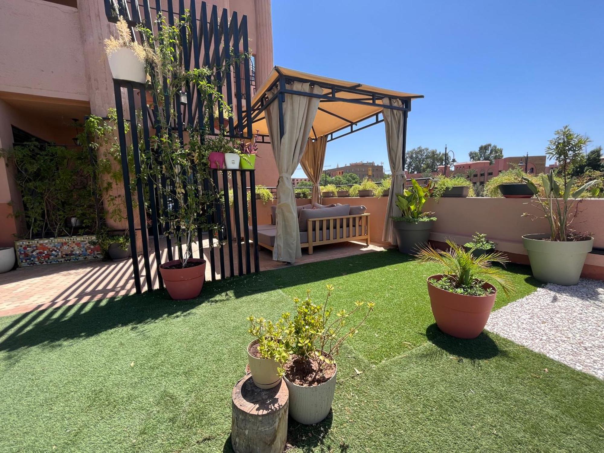 Marrakech M Avenue Terrasse Jardin Apartamento Marraquexe Exterior foto